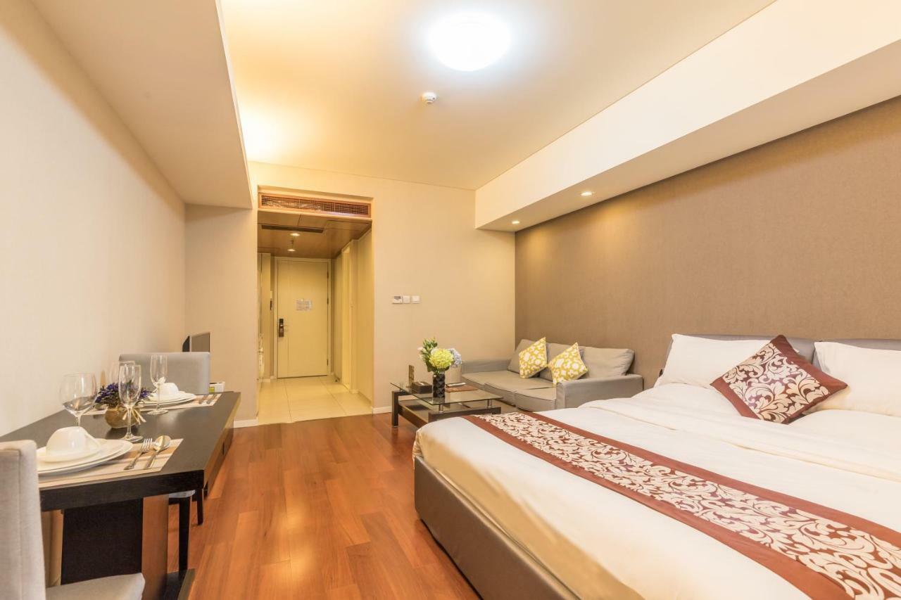 Jiu Du Hui Serviced Apartment Pechino Esterno foto